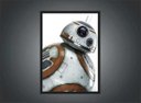 Ver imagem 4 de Quadro Decorativo Star Wars BB8 Cinema Filmes Geek Salas Quartos Com Moldura