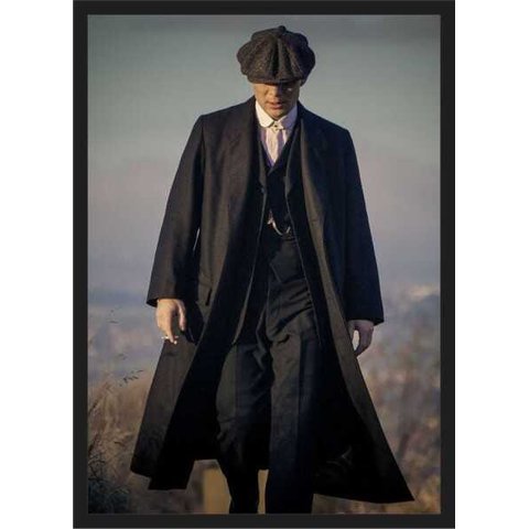Quadro Decorativo Peaky Blinders Cinema Filmes Geek Salas Quartos Com Moldura G01