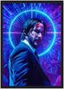 Ver imagem 1 de Quadro Decorativo John Wick Cinema Filmes Geek Salas Quartos Com Moldura G01