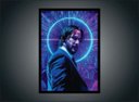 Ver imagem 2 de Quadro Decorativo John Wick Cinema Filmes Geek Salas Quartos Com Moldura G01