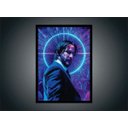 Ver imagem 2 de Quadro Decorativo John Wick Cinema Filmes Geek Salas Quartos Com Moldura G01