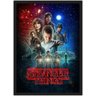 Quadro Decorativo Stranger Things Séries Cinema Filmes Geek Salas Quartos Com Moldura G01 - 1