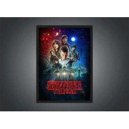 Quadro Decorativo Stranger Things Séries Cinema Filmes Geek Salas Quartos Com Moldura G01 - 3