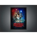 Ver imagem 3 de Quadro Decorativo Stranger Things Séries Cinema Filmes Geek Salas Quartos Com Moldura G01