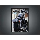 Ver imagem 2 de Quadro Decorativo Motos Antigas Vintage Bar Churrasco Decorações Com Moldura G02