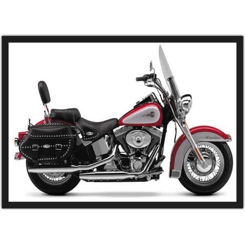 Quadro Decorativo Motos Antigas Vintage Bar Churrasco Decorações Com Moldura G06
