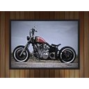 Ver imagem 2 de Quadro Decorativo Motos Antigas Vintage Bar Churrasco Decorações Com Moldura G07