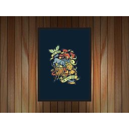 Quadro Decorativo Ganhar Ou Morrer Nerd Geek Decorações Com Moldura - 2