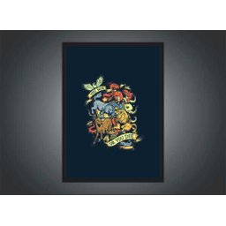 Quadro Decorativo Ganhar Ou Morrer Nerd Geek Decorações Com Moldura - 4