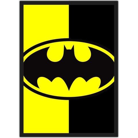 Quadro Decorativo Batman Nerd Geek Decorações Com Moldura