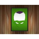 Ver imagem 2 de Quadro Decorativo Dragon Ball Anime Piccolo Nerd Geek Decorações Com Moldura