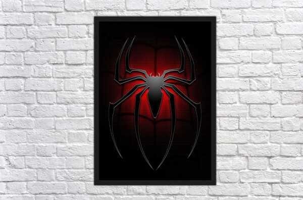 Quadro Decorativo Homem Aranha Super Heróis Nerd Geek Decorações Com Moldura G2 - 4