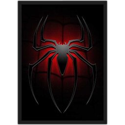 Quadro Decorativo Homem Aranha Super Heróis Nerd Geek Decorações Com Moldura G2 - 1