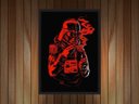 Ver imagem 2 de Quadro Decorativo Star Wars Darth Vade Nerd Geek Decorações Com Moldura G08