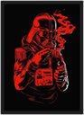 Ver imagem 1 de Quadro Decorativo Star Wars Darth Vade Nerd Geek Decorações Com Moldura G08