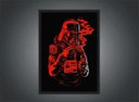 Ver imagem 3 de Quadro Decorativo Star Wars Darth Vade Nerd Geek Decorações Com Moldura G08