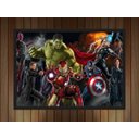 Ver imagem 3 de Quadro Decorativo Os Vingadores Super Heróis Nerd Geek Decorações Com Moldura G08