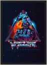Ver imagem 1 de Quadro Decorativo Darth Vader Star Wars Nerd Geek Decorações Com Moldura G012