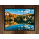 Ver imagem 3 de Quadro Decorativo Árvores Rio Lago Paisagem Natureza Com Moldura G14