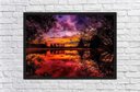 Ver imagem 4 de Quadro Decorativo Árvores Rio Paisagem Natureza Com Moldura G15