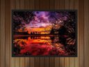 Ver imagem 3 de Quadro Decorativo Árvores Rio Paisagem Natureza Com Moldura G15