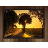 Quadro Decorativo Estrada Sol Paisagem Natureza Com Moldura G20 - 2