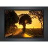 Quadro Decorativo Estrada Sol Paisagem Natureza Com Moldura G20 - 3
