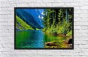 Ver imagem 4 de Quadro Decorativo Rio Pedras Árvores Paisagem Natureza Com Moldura