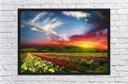 Ver imagem 3 de Quadro Decorativo Jardim Flores Campo Paisagem Natureza Com Moldura