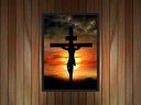 Ver imagem 2 de Quadro Decorativo Jesus Na Cruz Religiosidade Decorações Com Moldura G03