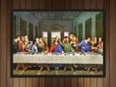 Ver imagem 3 de Quadro Decorativo Jesus Santa Ceia Apóstolos Religiosidade Decorações Com Moldura G06