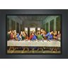 Quadro Decorativo Jesus Santa Ceia Apóstolos Religiosidade Decorações Com Moldura G06 - 2