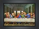 Ver imagem 2 de Quadro Decorativo Jesus Santa Ceia Apóstolos Religiosidade Decorações Com Moldura G06