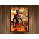 Ver imagem 2 de Quadro Decorativo Xango Umbanda Religiosidade Decorações Com Moldura G01