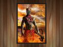Ver imagem 2 de Quadro Decorativo Xango Umbanda Religiosidade Decorações Com Moldura G01