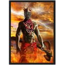 Ver imagem 1 de Quadro Decorativo Xango Umbanda Religiosidade Decorações Com Moldura G01