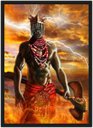 Ver imagem 1 de Quadro Decorativo Xango Umbanda Religiosidade Decorações Com Moldura G01