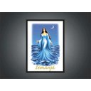 Ver imagem 2 de Quadro Decorativo Iemanjá Rainha Do Mar Religiosidade Decorações Com Moldura G02