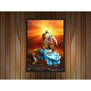 Ver imagem 3 de Quadro Decorativo Ogum Orixá Religiosidade Decorações Com Moldura G03