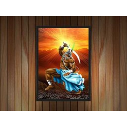 Quadro Decorativo Ogum Orixá Religiosidade Decorações Com Moldura G03 - 3