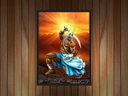 Ver imagem 3 de Quadro Decorativo Ogum Orixá Religiosidade Decorações Com Moldura G03