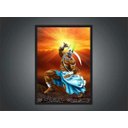 Ver imagem 2 de Quadro Decorativo Ogum Orixá Religiosidade Decorações Com Moldura G03