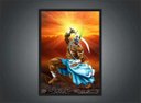 Ver imagem 2 de Quadro Decorativo Ogum Orixá Religiosidade Decorações Com Moldura G03