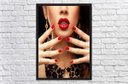 Ver imagem 3 de Quadro Decorativo Salão De Beleza Cabelos Manicure Decorações Com Moldura G03