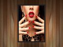 Ver imagem 2 de Quadro Decorativo Salão De Beleza Cabelos Manicure Decorações Com Moldura G03