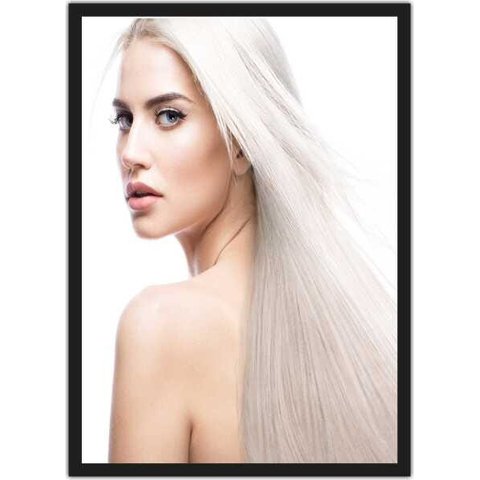 Quadro Decorativo Salão De Beleza Cabelos Manicure Decorações Com Moldura G04