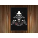 Ver imagem 2 de Quadro Decorativo Samurai Decorações Salas Quartos Com Moldura G02