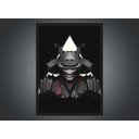 Ver imagem 3 de Quadro Decorativo Samurai Decorações Salas Quartos Com Moldura G02