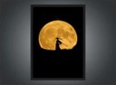 Ver imagem 2 de Quadro Decorativo Samurai Lua Decorações Salas Quartos Com Moldura G04