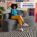 Ver imagem 7 de Sofá Cama Cosi 1,88m Xpand Tech Tecido Bouclê Cinza Escuro Cama Inbox